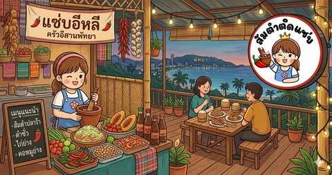 Som Tam Tid Zaeb menu dishes