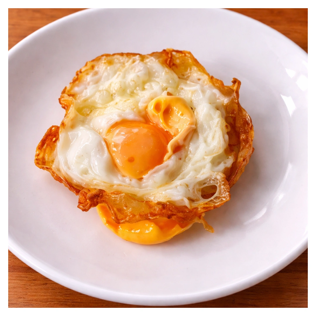 Fried Egg at Som Tam Tid Zaeb in Pattaya