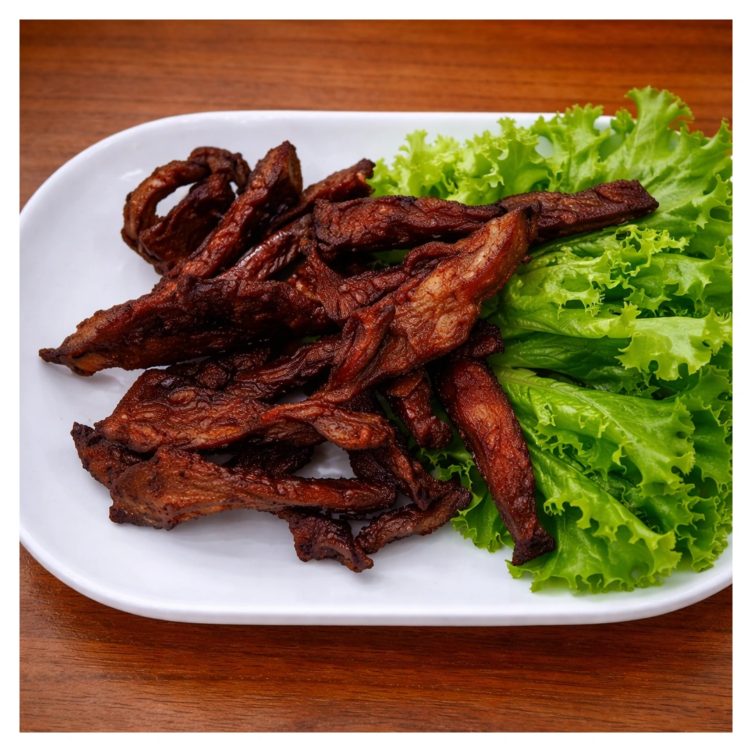 Fried Pork at Som Tam Tid Zaeb in Pattaya