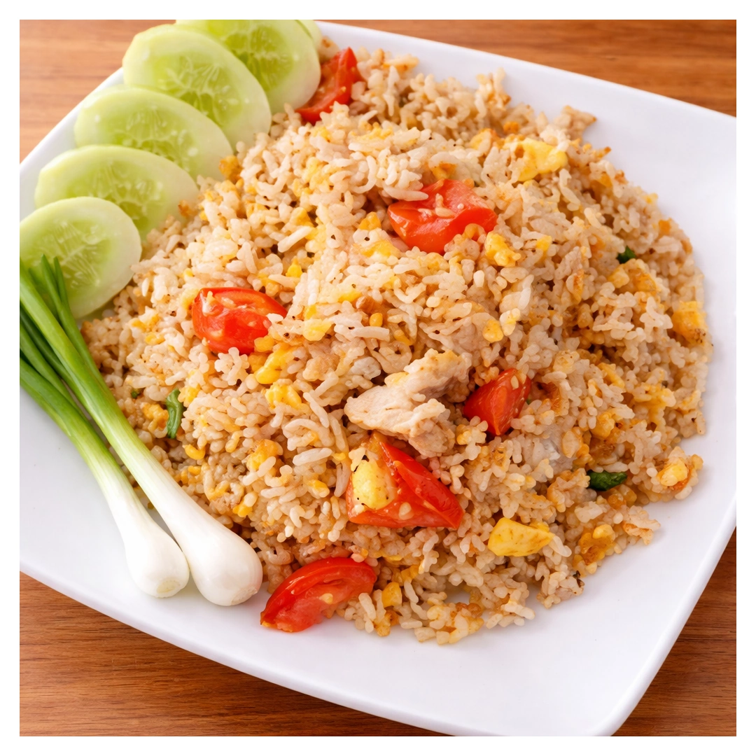 Pork Fried Rice at Som Tam Tid Zaeb in Pattaya